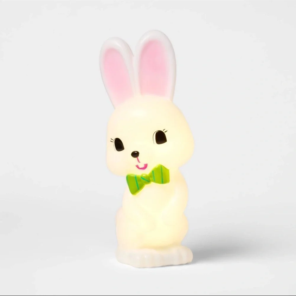 New Lit Decorative Easter Blow Mold White Bunny by Target Spritz Spring 2026